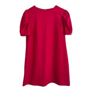 Zara Pink Pearl Puff Sleeve Mini Dress Size Medium